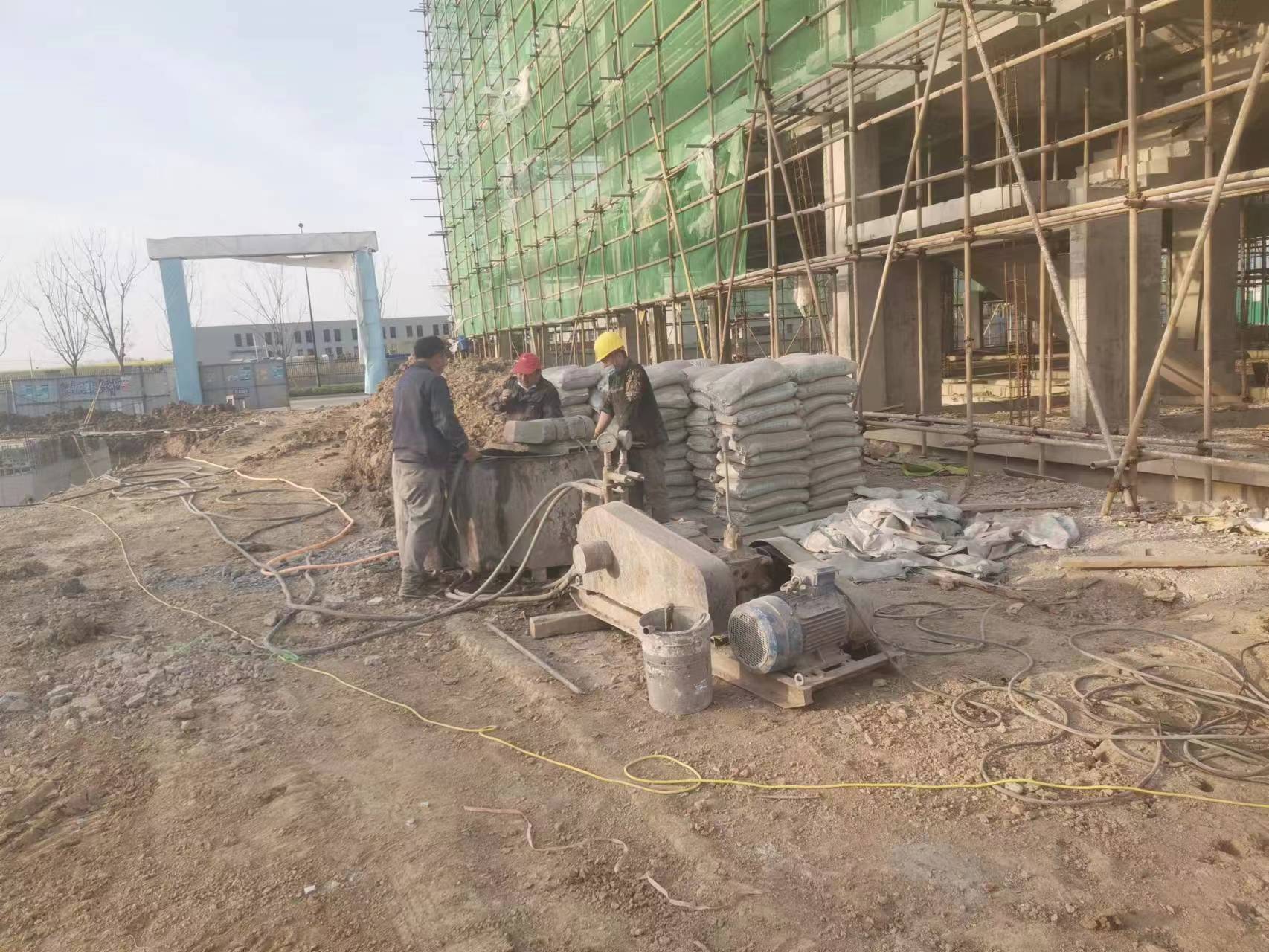 永州别墅下沉注浆